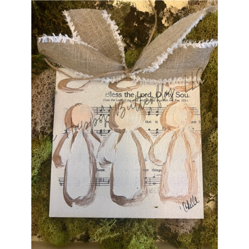 Joyful Reflection: Custom Christmas Ornament/Tag