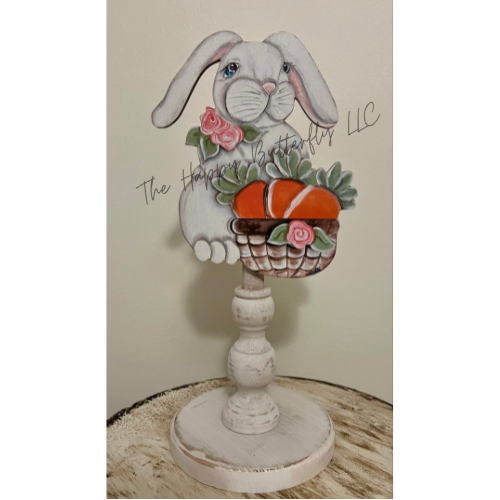 Bunny in a Basket: Custom Spring Topper