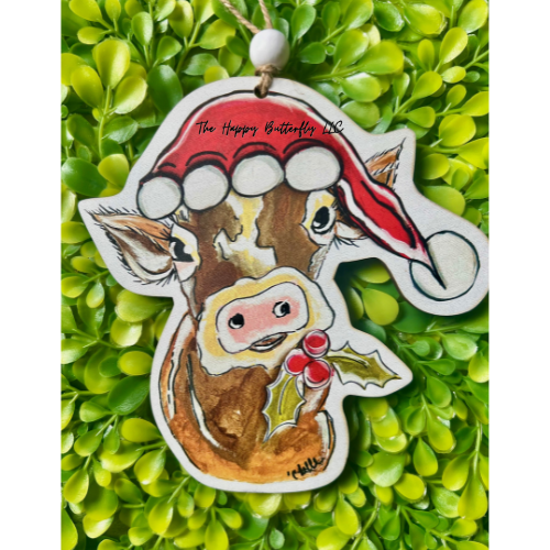Santa Cow | Multi-Use Custom Ornament