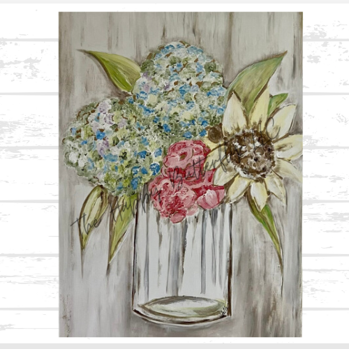 Flower Painting: Custom Design