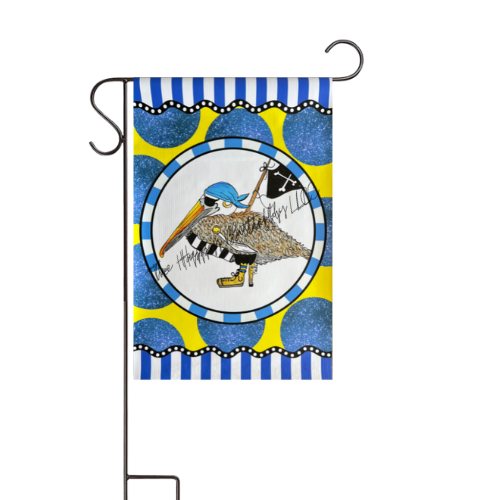 Peg Leg Pete the Pelican: Custom Design Flag