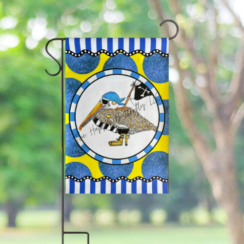 Peg Leg Pete the Pelican: Custom Design Flag