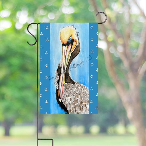 Pelican Petunia: Custom Design Flag