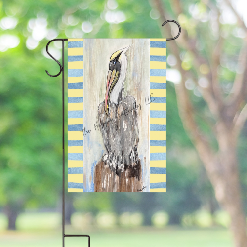 Percy the Pelican: Custom Flag