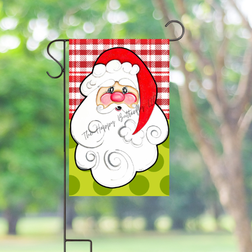 Santa: Custom Christmas Flag