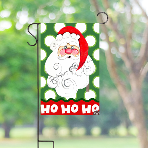 Santa: Custom Christmas Flag