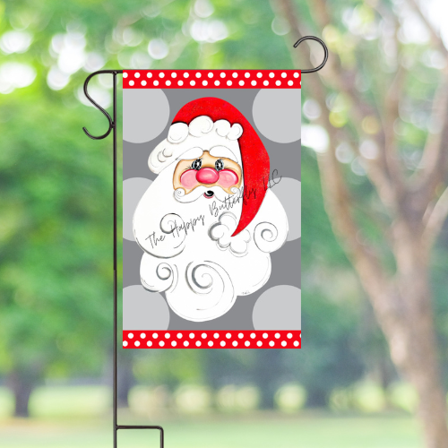 Santa: Custom Christmas Flag