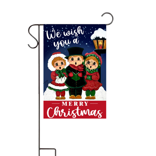 We wish you a Merry Christmas: Custom Christmas Flag