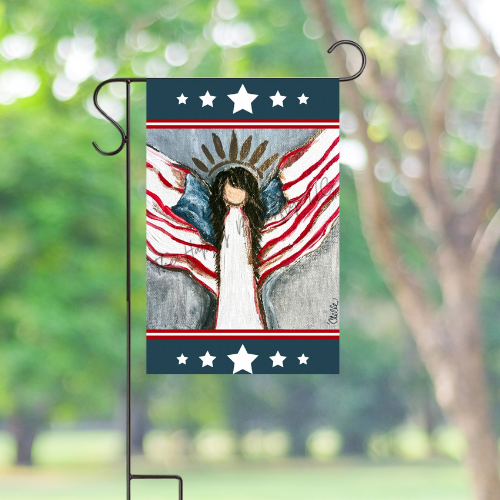 Ms. Dale, Our Patriotic Angel: Custom Flag