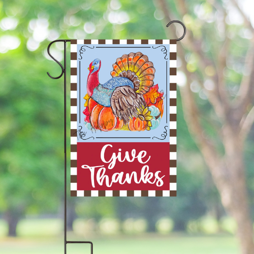 Thanksgiving Turkey: Custom Thanksgiving Flag